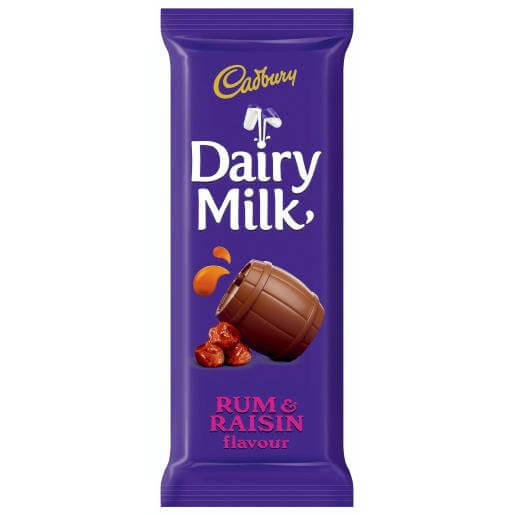 Cadbury Rum and Raisin Bar (CASE OF 24 x 80g)