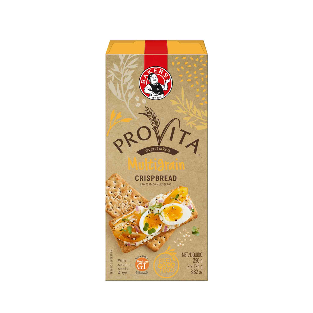 Bakers Provita Multigrain Crispbread (Kosher) (CASE OF 12 x 250g)