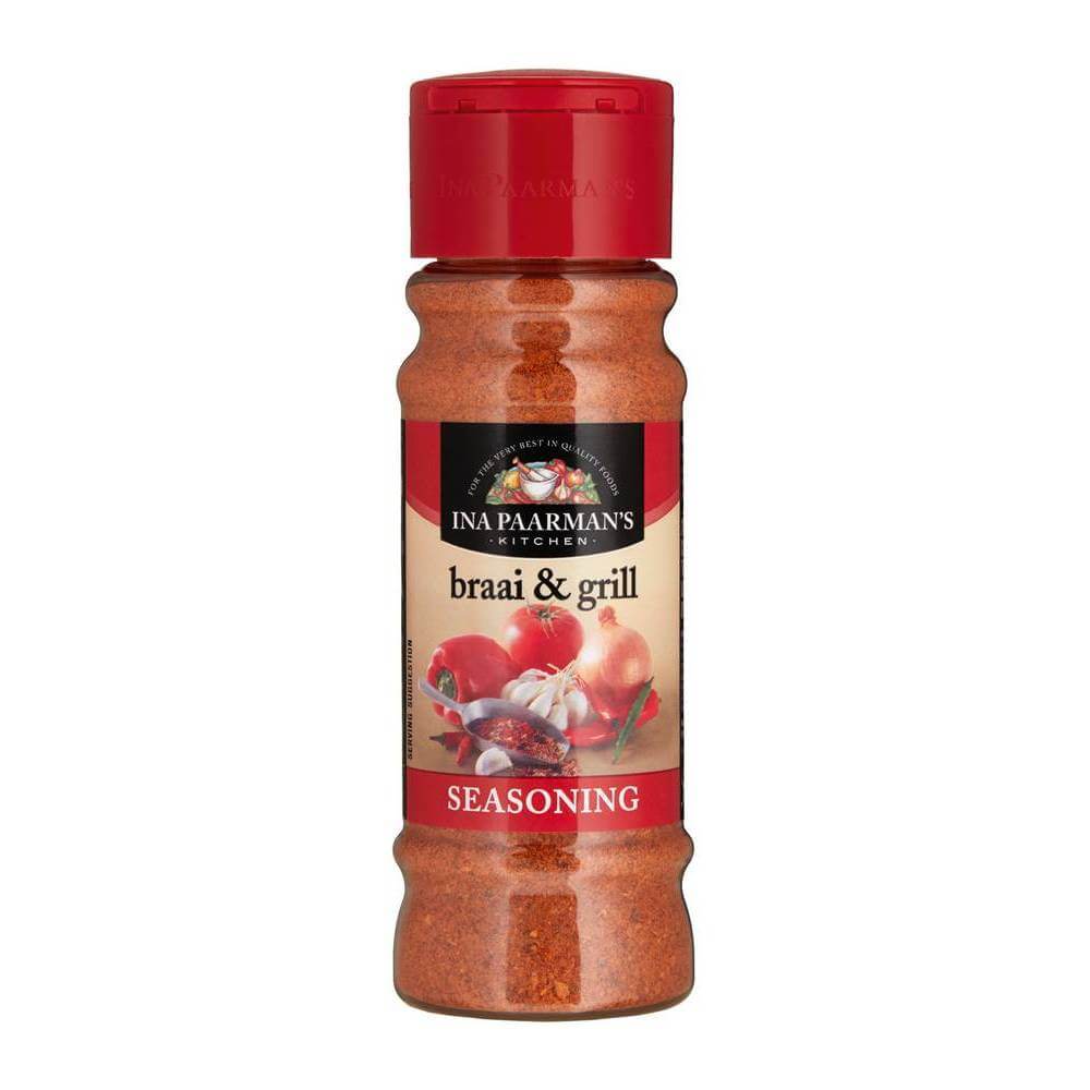 Ina Paarman Seasoning Braai and Grill (Kosher) (CASE OF 12 x 200ml)