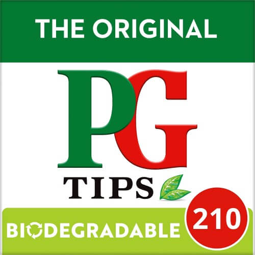 PG Tips Tea Original Giant Box (Pack of 210 Tea Bags) (CASE OF 4 x 609g)