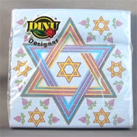 DINU Napkins Magen David Blue (Pack of 20) (CASE OF 6 x 111g)