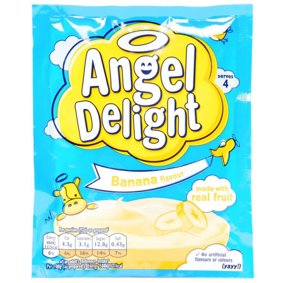 Birds Angel Delight Banana Flavor (CASE OF 21 x 59g)