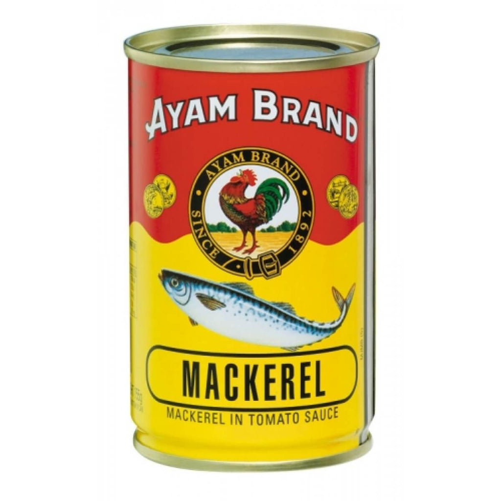 Ayam Brand Mackerel in Tomato Sauce (CASE OF 12 x 155g)