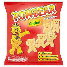 Pom Bear Crisps Ready Salted (CASE OF 36 x 19g)