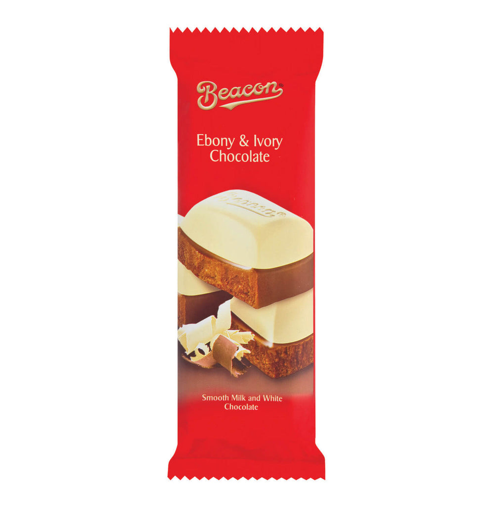 Beacon Ebony and Ivory Chocolate Slab (Kosher) (CASE OF 24 x 80g)