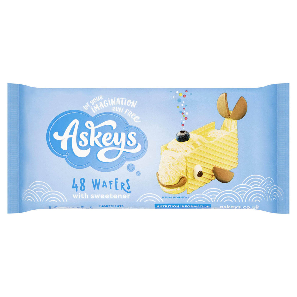 Askeys Ice Cream Wafer (Item Contains 48 Wafers) (CASE OF 36 x 65g)