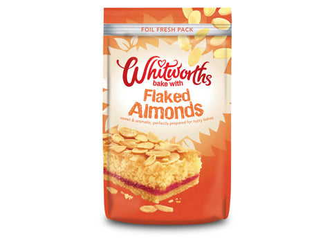 Whitworths Nuts - Flaked Almonds (CASE OF 5 x 150g)