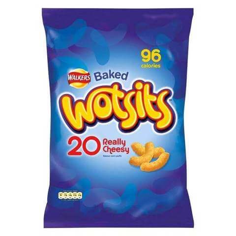 Walkers Crisps Wotsits Cheese (CASE OF 32 x 22.5g)