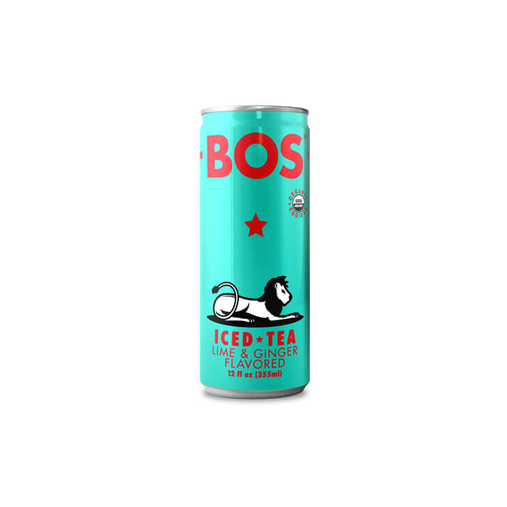 Bos Iced Rooibos Tea Lime and Ginger Flavoured (CASE OF 24 x 300ml)