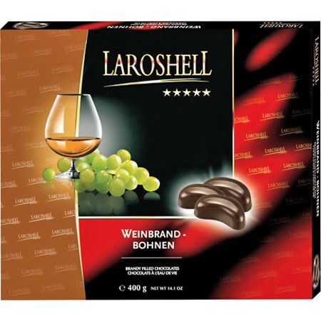 Laroshell Brandy Beans Large Box (CASE OF 14 x 400g)