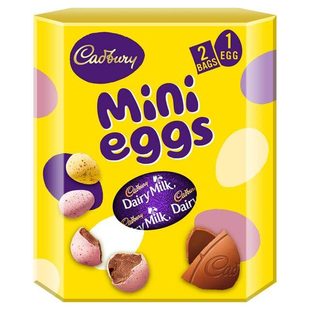Cadbury Mini Eggs Egg Inclusions Ultimate Egg (CASE OF 4 x 380g)
