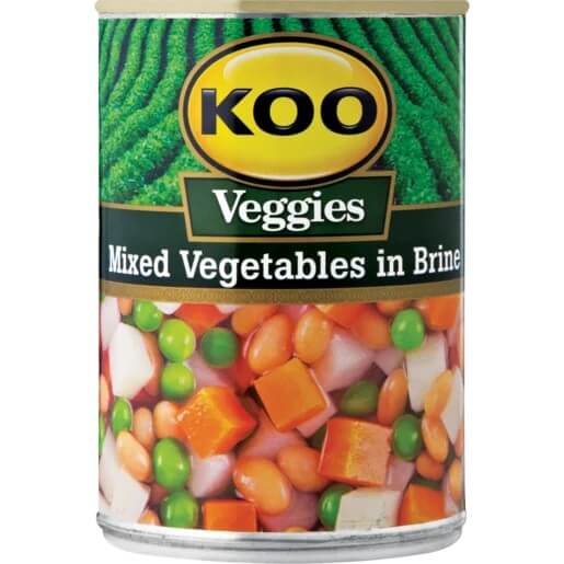 Koo Mixed Vegetables in Brine (CASE OF 12 x 410g)