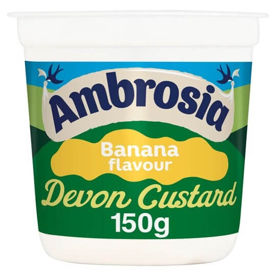 Ambrosia Banana Custard Pot (CASE OF 12 x 150g)