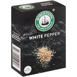 Robertsons Spice Refills White Pepper (CASE OF 10 x 100g)