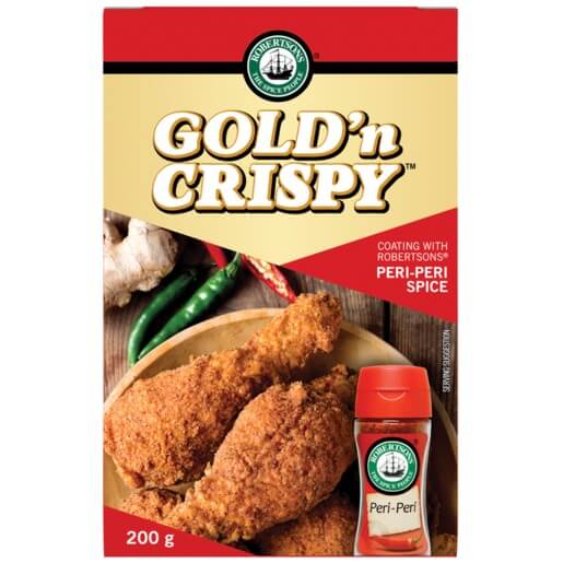 Robertsons Gold n Crispy Peri Peri Spice (CASE OF 10 x 200g)