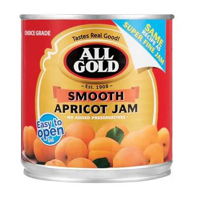 All Gold Jam Apricot (Super Fine) (CASE OF 6 x 225g)