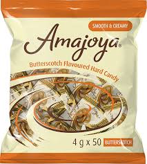 Amajoya Hard Candy Butterscotch (CASE OF 24 x 200g)