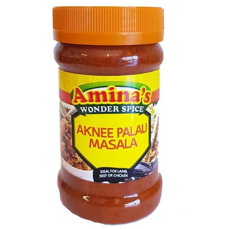 Aminas Wonder Spice Marinade Paste Akhnee Palau Masala (CASE OF 24 x 325g)