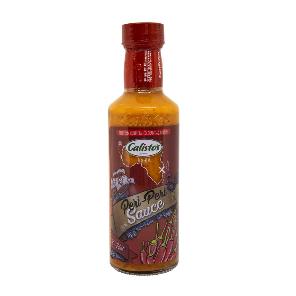 Calistos Medium Peri Peri Sauce Tall (CASE OF 6 x 250ml)