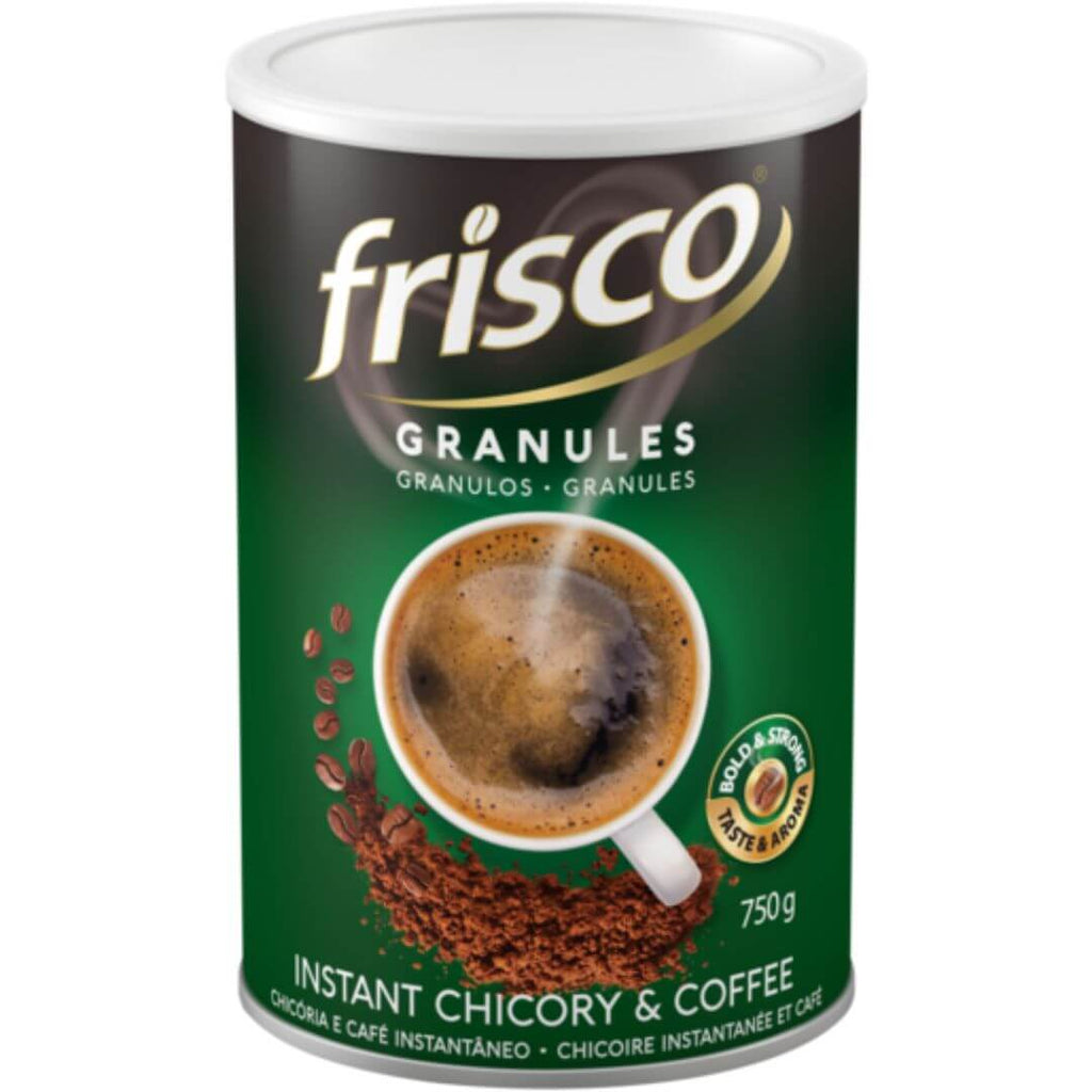 Frisco Instant Coffee Granules Tin (Green Tin) Large (CASE OF 12 x 750g)