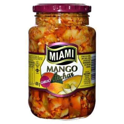 Miami Mango Atchar (Garlic) (CASE OF 12 x 400g)