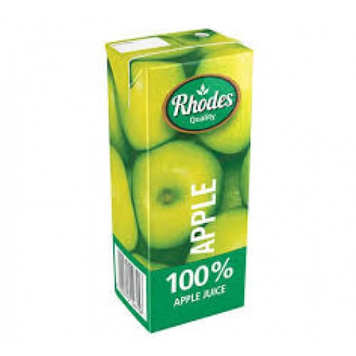 Rhodes Apple Fruit Juice (CASE OF 24 x 200ml)