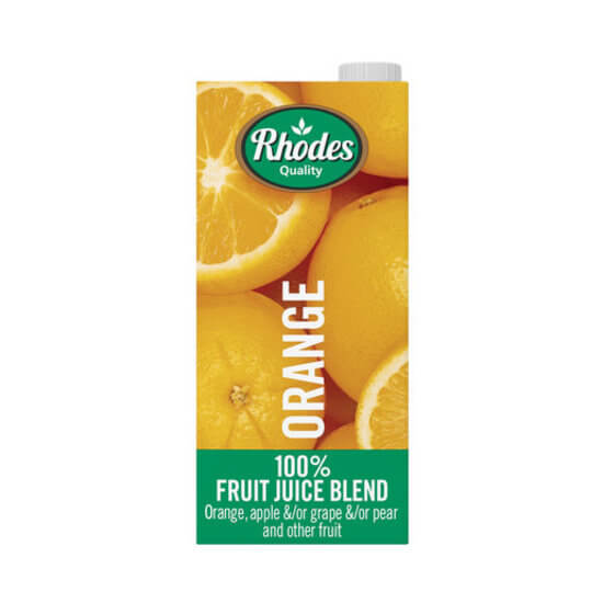 Rhodes Orange Fruit Juice (CASE OF 24 x 200ml)