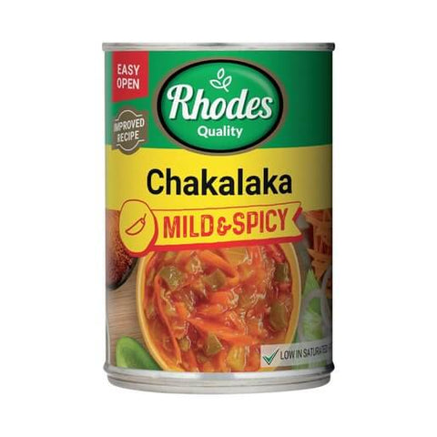 Rhodes Chakalaka Mild and Spicy (CASE OF 12 x 400g)