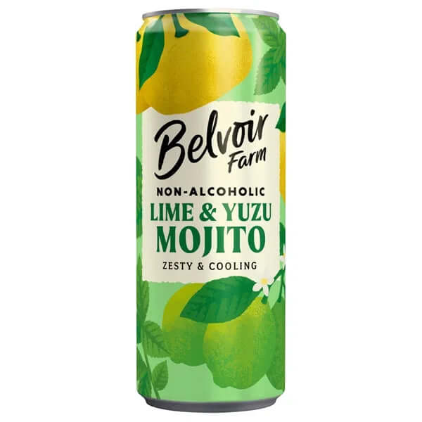 Belvoir Mojito Lime and Yuzu Alcohol Free Can (CASE OF 12 x 250ml)