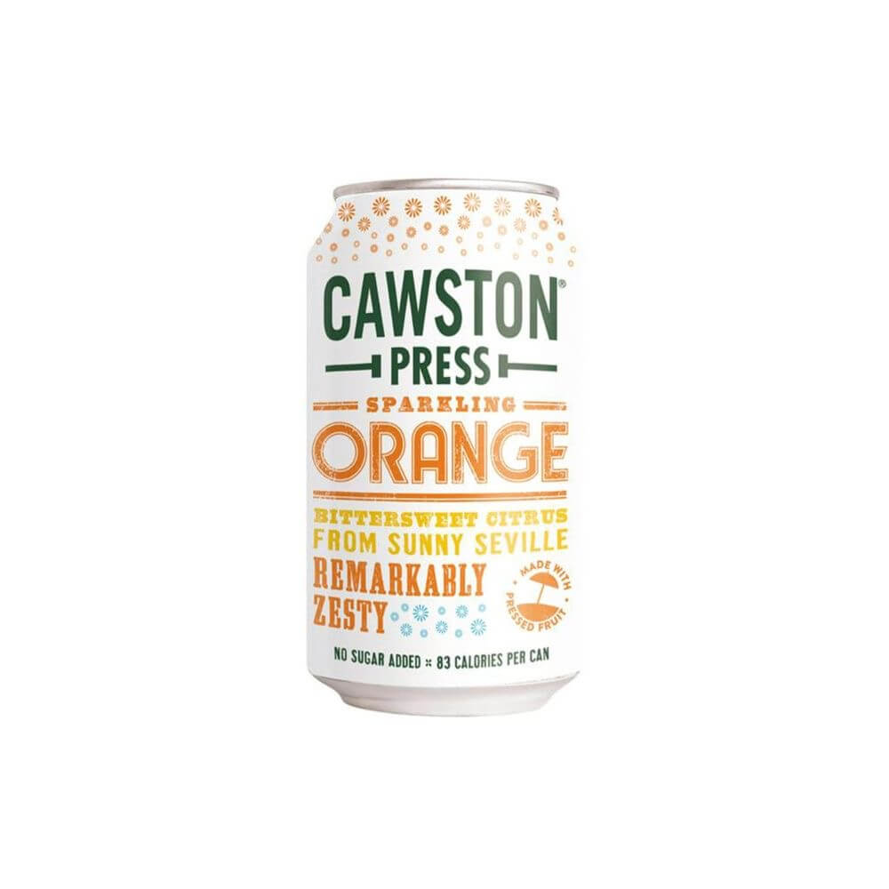 Cawston Press Sparkilng Seville Orange Can (CASE OF 24 x 330ml)