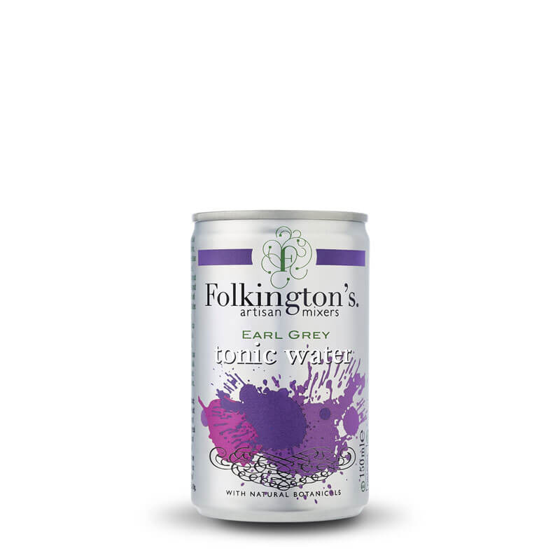 Folkingtons Earl Grey Tonic Water Can (CASE OF 24 x 150ml)