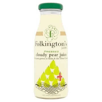 Folkingtons Pear Juice Glass Bottle Pears Grown in Kent (CASE OF 12 x 250ml)