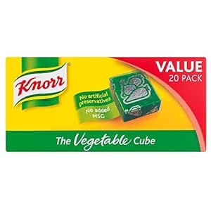 Knorr Stock Cube Vegetable (CASE OF 12 x 80g)