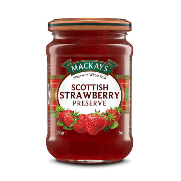 Mackays Scottish Strawberry Preserve (CASE OF 6 x 340g)