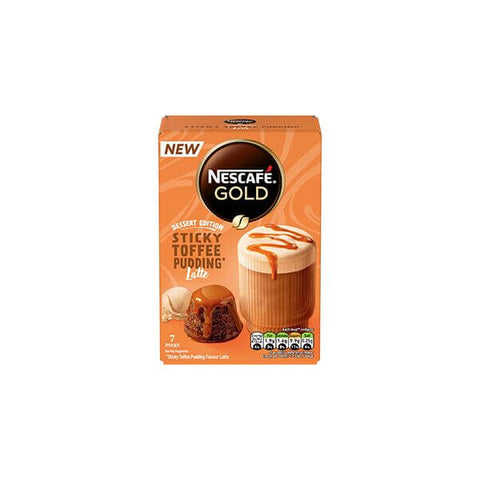 Nescafe Gold Sticky Toffee Pudding Latte 7Pack (CASE OF 6 x 140g)