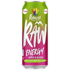 Rubicon Raw Energy Apple Guava (CASE OF 12 x 500ml)