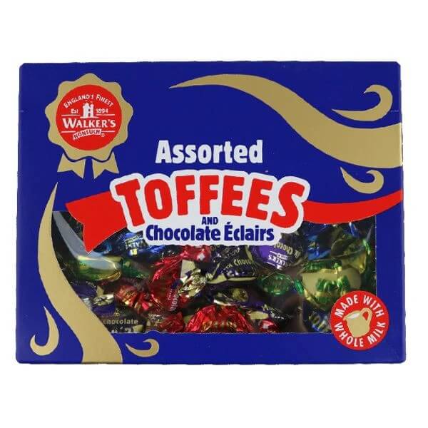 Walkers Nonsuch Assorted Toffees and Chocolate Eclairs Gift Box (CASE OF 8 x 350g)