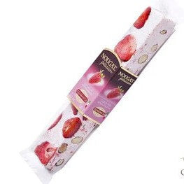 Quaranta Summer Fruit Fragole Strawberry Soft Nougat Bar Pink Wrapping (CASE OF 5 x 100g)