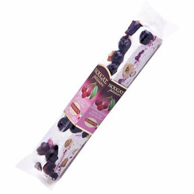 Quaranta Summer Frutta Amarene Sthe Cherry Soft Nougat Bar Pink Wrapping (CASE OF 5 x 100g)