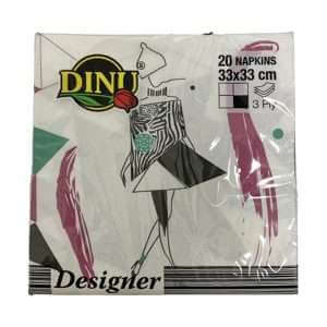 Dinu Designer Napkins African Ladies (CASE OF 12 x 115g)