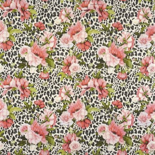 Robas Napkins Roses On Leopard Print (CASE OF 12 x 115g)