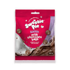 Beyers Sweetie Pie Raisin Milk Chocolate Balls (CASE OF 30 x 100g)