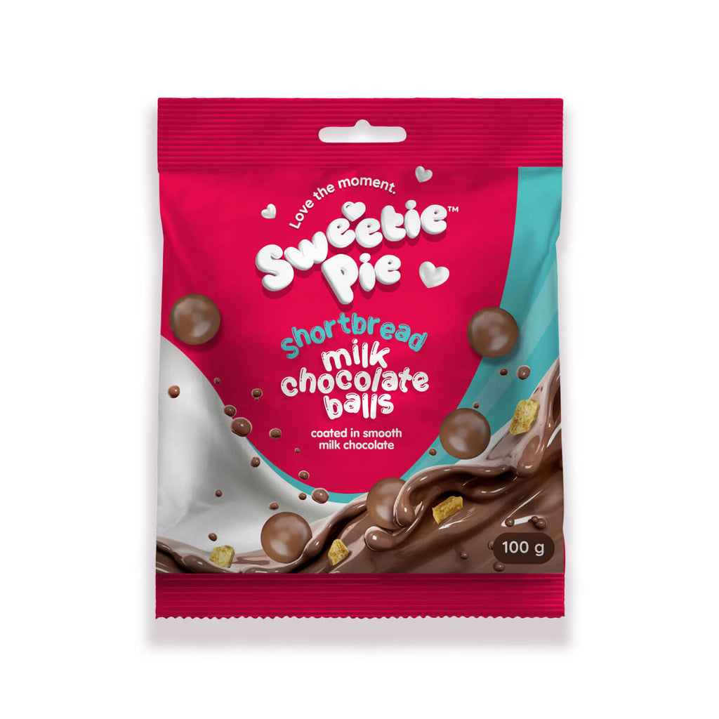 Beyers Sweetie Pie Shortcake Milk Chocolate Balls (CASE OF 30 x 100g)