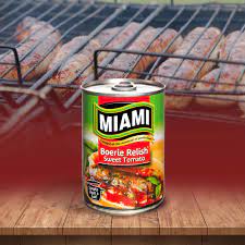 Miami Boerie Relish Can (CASE OF 12 x 450g)