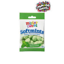 Mr Sweet Softmints Spearmint Bag (CASE OF 24 x 60g)